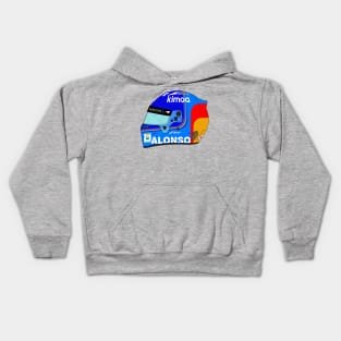 Fernando Alonso 2018 Helmet Kids Hoodie